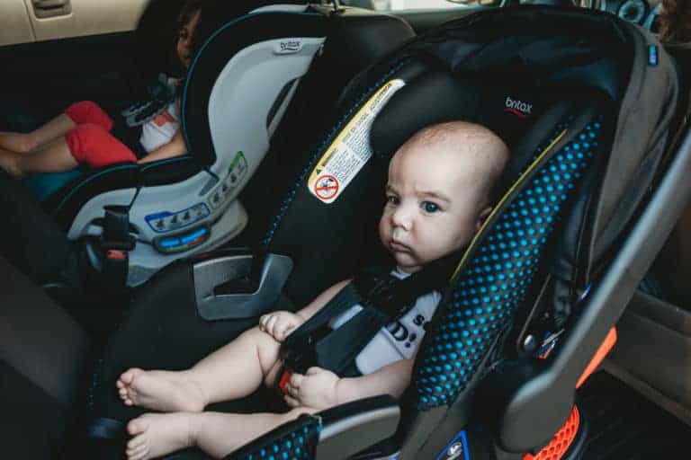 Baby in car seat