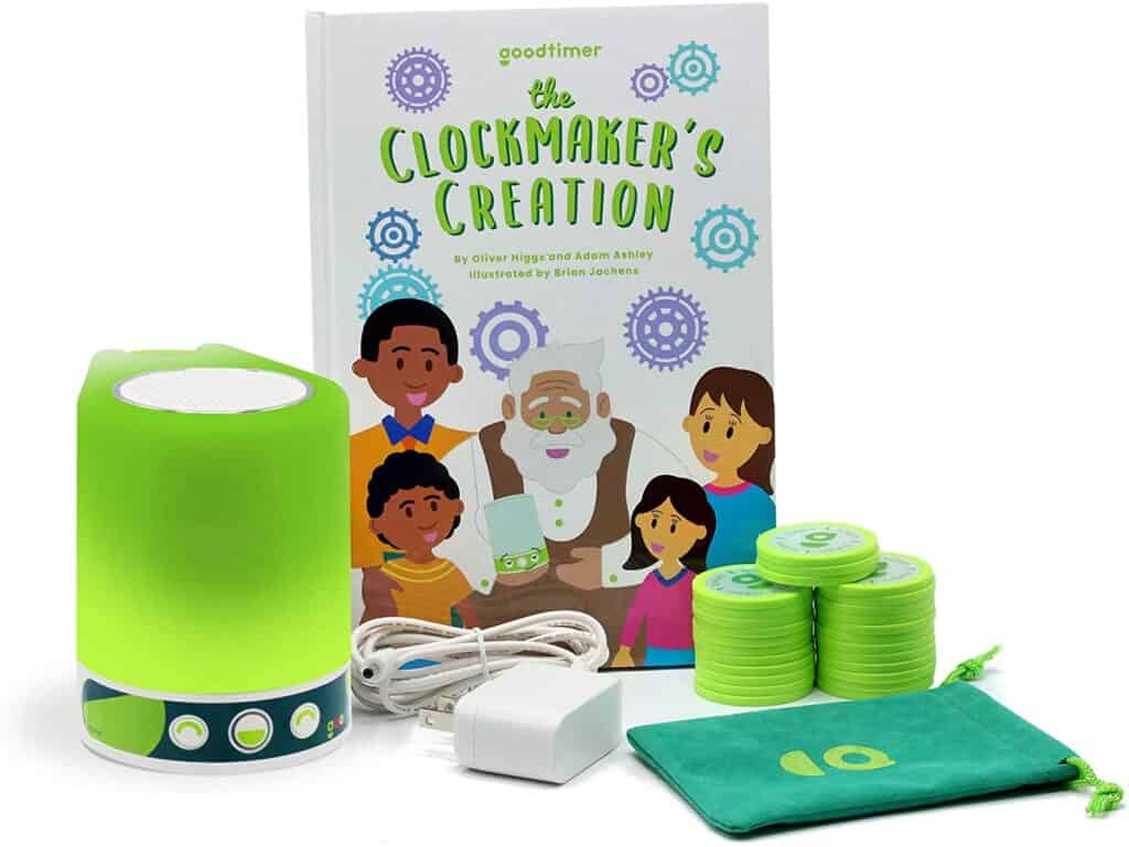 Goodtimer and The Clockmaker's Creation - complete kit to help improve your child's behavior at home