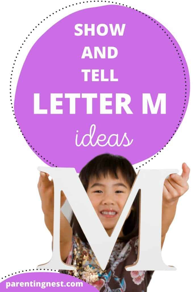 Show and Tell Letter M Ideas for preschool