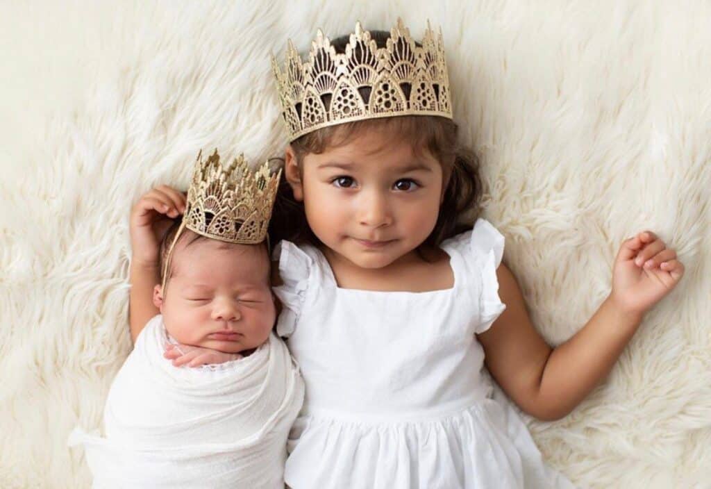 matching sibling crowns