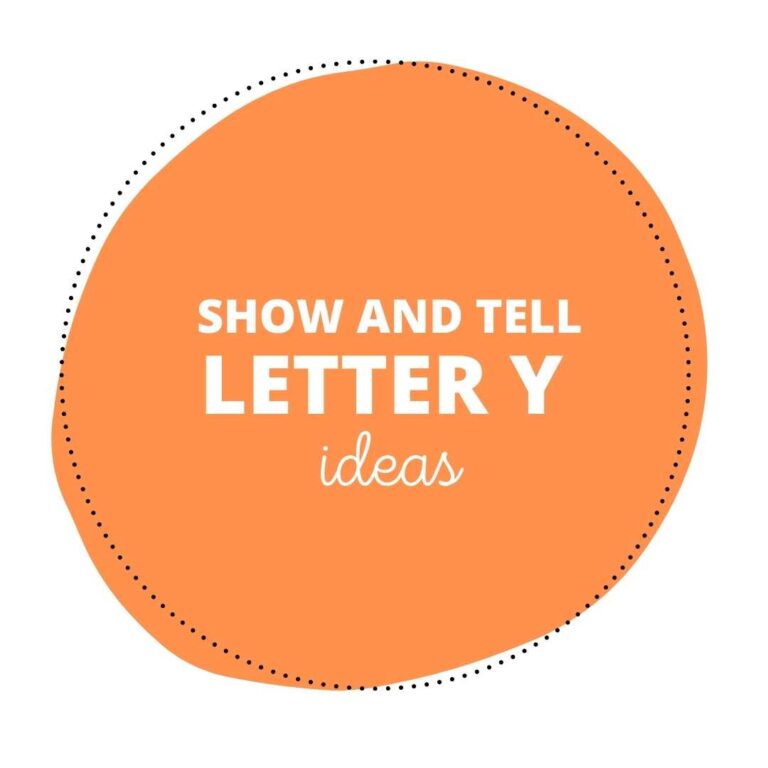 26 Show and Tell Letter Y Ideas