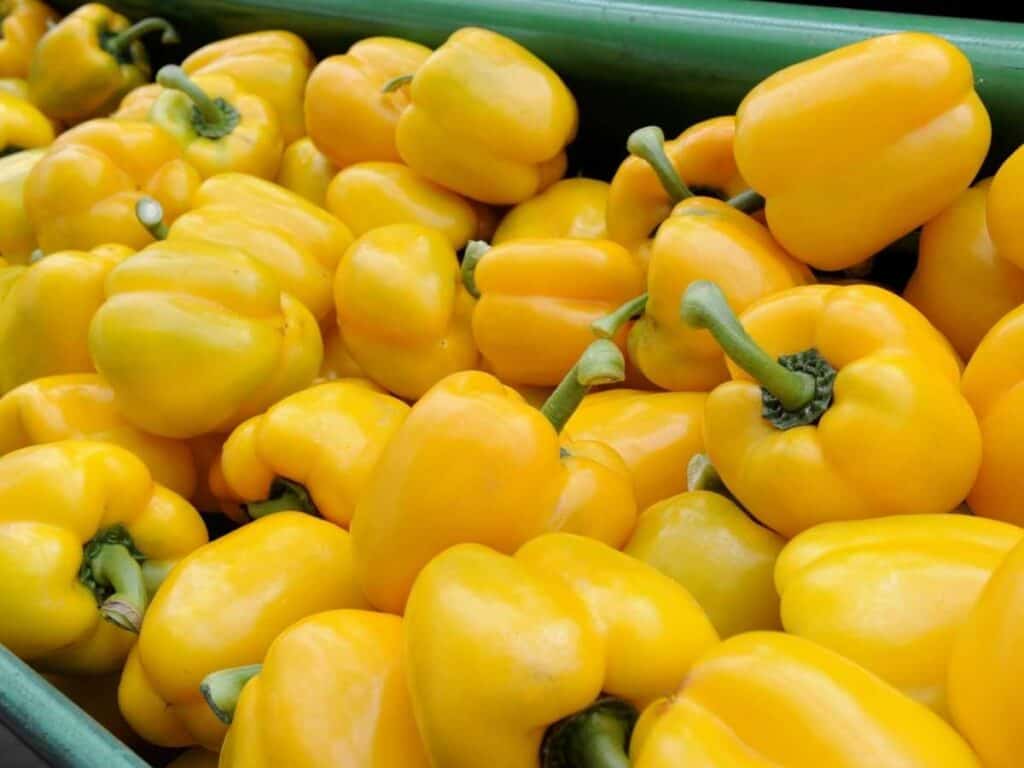 yellow peppers