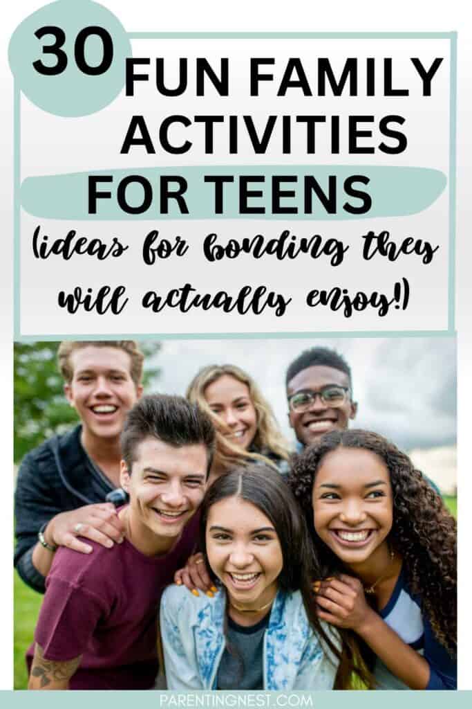 30 fun family activities for teens