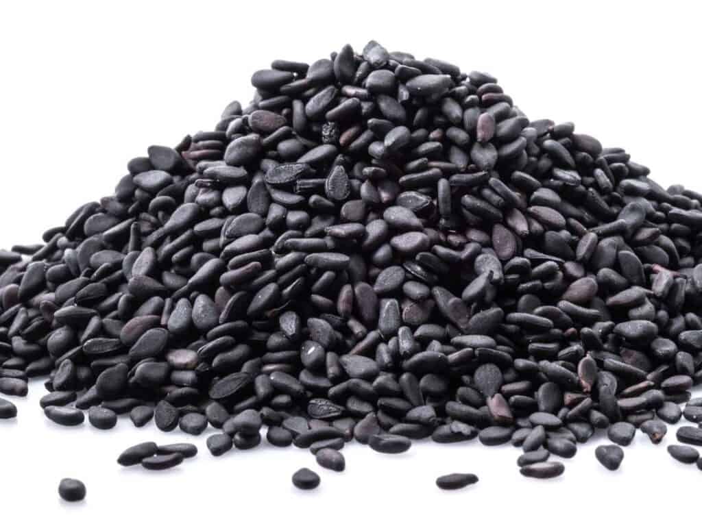 black sesame seeds